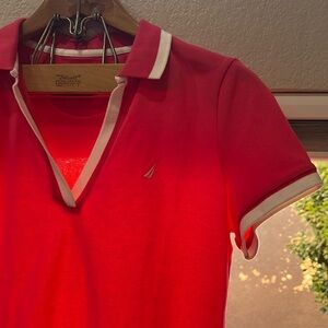 Preppy, Nautica Vintage Sports Hot Pink Tee